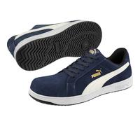 PUMA Scarpe Antinfortunistiche ICONIC SUEDE NAVY LOW Pelle Anti-scivolo S1PL ESD