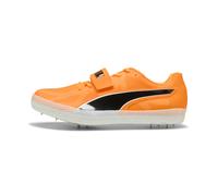 PUMA Scarpe con tacchetti evoSPEED High Jump 11 unisex, Scarpe, Sun Stream/Nero/Bianco, 40 40