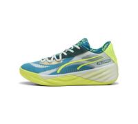 PUMA Scarpe da basket All-Pro Nitro Hoops Dreamz Unisex, Tropical Blue Peaceful, 39 EU