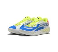 PUMA Scarpe da Basket all-PRO Nitro™Unisex 52, White Yellow Alert Pink