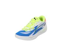 Puma Scarpe da basket All-Pro Nitro unisex, Avviso Bianco Giallo Rosa, 42 EU