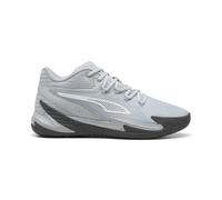 PUMA Scarpe da basket da uomo Dagger, Grigio platino/grigio scuro/bianco, 47 EU