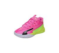 PUMA Scarpe da Basket dal Taglio Medio Dagger 2 per Ragazzi 36, Lime Squeeze Bright Aqua Black Yellow Blue