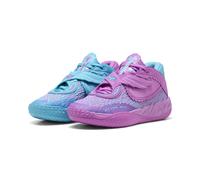 PUMA Scarpe da basket dal taglio medio MB.05 Hive per ragazzi, Accessori, Blu, 37.5 37.5