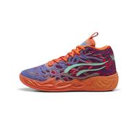 PUMA Scarpe da basket MB.04 Creativity unisex, Scarpe, Dark Amethyst/Arancione Glow/Poison Rosa, 48 48