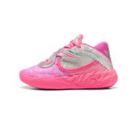 PUMA Scarpe da basket MB.05 World Tour per ragazzi, Scarpe, Sun Struck/Pure Magenta, 37 37