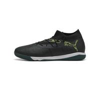 PUMA Scarpe da calcetto FUTURE 8 MATCH unisex, Scarpe, Nero/Fizzy Light/Verde Terrain, 48 48