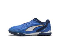 PUMA Scarpe da calcetto IBERO TT unisex, Scarpe, Mountain Blu/Bianco/Heat Fire, 44 44