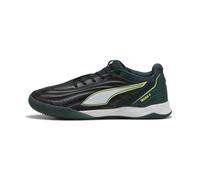 PUMA Scarpe da calcetto IBERO unisex, Scarpe, Nero/Verde Terrain/Fizzy Light, 43 43