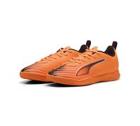 PUMA Scarpe da Calcetto Ultra 6 Play per Ragazzi 35.5, Heat Fire Black Glowing Red Orange