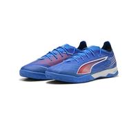 PUMA Scarpe da Calcetto Ultra 6 PRO Court Unisex 42, Ultra Blue White Glowing Red