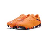 PUMA Scarpe da Calcio dal Profilo Basso Future 8 Match FG/AG Unisex 42.5, Heat Fire Black Ravish Orange Pink