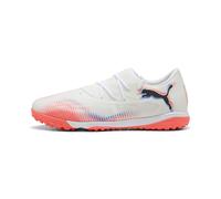 PUMA Scarpe da calcio dal profilo basso FUTURE 8 MATCH TT unisex, Scarpe, Bianco/Nero/Glowing Rosso, 42 42