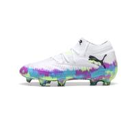 PUMA Scarpe da calcio FUTURE 8 ULTIMATE Brilliance FG da donna, Scarpe, Bianco/Fizzy Apple/Bright Aqua, 37.5 37.5