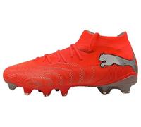 PUMA Scarpe da Calcio Future 9 Match FG/AG Wn, Rosso incandescente Bianco Nero Argento, Taglia 40, Glowing Red PUMA White PUMA Black PUMA Silver, 42.5 EU