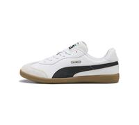 PUMA King 21 It, Soccer Shoe Unisex-Adulto, White Black Gum, 48.5 EU