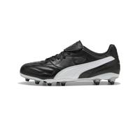 PUMA Unisex King Liga FG/AG Scarpe da Calcio, Black Silver White, 47 EU, Puma Black Puma Silver Puma White, 47 EU
