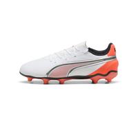 PUMA Scarpe da calcio KING MATCH FG/AG per ragazzi, Scarpe, Bianco, 36 36