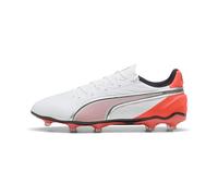 PUMA Scarpe da calcio KING MATCH FG/AG unisex, Scarpe, Bianco, 44.5 44.5