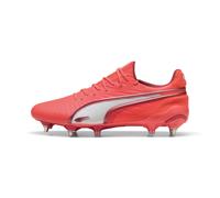 PUMA Scarpe da calcio KING ULTIMATE MxSG, Scarpe, Glowing Rosso/Bianco/Rosso Fire, 45 45