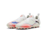PUMA Scarpe da calcio senza lacci FUTURE 8 MATCH MG per ragazzi, Accessori, Bianco, 37.5 37.5