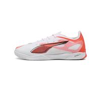 PUMA Scarpe da calcio ULTRA 5 PRO COURT, Scarpe, Bianco/Nero/Glowing Rosso, 41 41