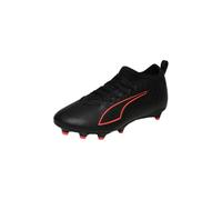 PUMA Scarpe da Calcio Ultra 6 Match FG/AG JR, Colore Nero e Rosso, Taglia 36, Puma Nero PUMA Rosso, 36 EU