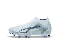 PUMA Scarpa da Calcio Unisex Ultra 6 Match+ FG/AG, Gioiello Icy Blu-Bianco-Blu, Taglia 42, Icy Blue PUMA Bianco Blu Gioiello, 46 EU