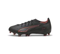 PUMA Ultra 6 PRO FG/AG - Scarpe da Calcio Unisex, Colore: Nero e Rosso, Taglia 44, Puma Nero PUMA Rosso, 46 EU