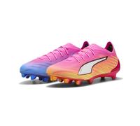 PUMA Ultra 6 Ultimate FG Showtime Unisex, rosa e bianco, 45 EU