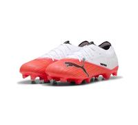 PUMA Scarpe da Calcio Ultra Nitro™ 7 Match FG/AG Unisex 45, Ultra Red Black White