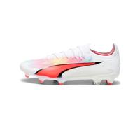 PUMA Scarpe da Calcio Ultra Ultimate FG/AG 40.5 White Black Fire Orchid Red
