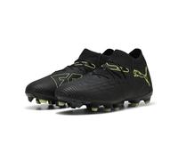 PUMA Scarpe da Calcio Unisex Future 8 Match Fg/AG, Puma Black Fizzy Light Green Terrain, 42.5 EU