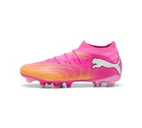 PUMA Scarpe da Calcio Unisex Future 9 Match FG/AG, Rosa Veleno-Sun Stream-Bright Aqua White, Numero 40, Poison Pink Sun Stream Bright Aqua PUMA White, 40.5 EU