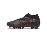 PUMA Scarpe da Calcio Unisex Future 9 PRO FG/AG, Nero-Rosso incandescente, Grigio Forte, 42, Puma Nero Rosso Brillante Grigio Forte, 44.5 EU
