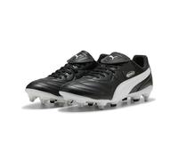 PUMA King Liga Mxsg, Scarpe da Calcio Unisex-Adulto, Black White Silver, 42.5 EU
