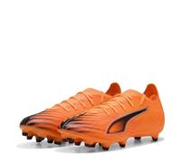PUMA Scarpe da Calcio Unisex Ultra 6 Match Fg/AG, Heat Fire PUMA Black Glowing Red, 39 EU