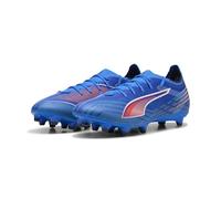 PUMA Scarpe da Calcio Unisex Ultra 6 Match Fg/AG, Ultra Blu PUMA Bianco Rosso Luminoso, 42 EU