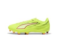 Puma Scarpe da Calcio Unisex Ultra 6 Play FG/AG, Giallo Alert Black-Glowing Red-Lime Squeeze, 40, Yellow Alert Puma - Spremere con Lime, Colore: Nero, 41 EU