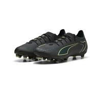PUMA Ultra 6 PRO Fg/AG, Scarpe da Calcio Unisex-Adulto, Nero Fizzy Verde Chiaro Terreno, 41 EU