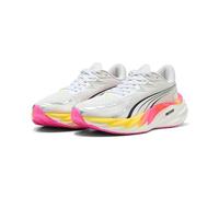 Puma Velocity Nitro 4 White/Glowing Red/Poison Pink da Donna 39 Bianco