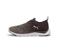 Puma Scarpe da Corsa da Donna SOFTRIDE Remi Slip-ON Knit Wn's Road Running Shoe, Chocolate Fondue-Mouse Gray-Mauve Glow, 4.5 UK