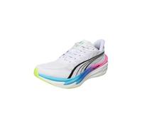 PUMA Scarpe da corsa da uomo 3121233, Bianco Rosa Veleno Ultra Blu, 43 EU