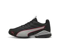 PUMA Scarpe da Corsa Electro Road Unisex, Nero-Grigio Eco per Tutti i Tempi, Rosso, Taglia 42, Puma Nero Grigio Echo per Tutti i Tempi Rosso, 44.5 EU