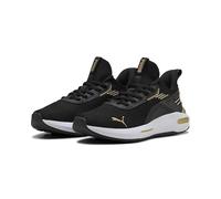 PUMA Scarpe da Corsa Softride Enzo 5 Hype Unisex, Puma Nero PUMA Oro, 42.5 EU