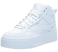 PUMA Karmen II Idol Mid Shoes da donna, bianco-malva nebbia-grigio piuma, 38, Bianco-bianco-argento, 42.5 EU