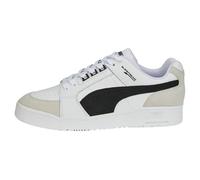 PUMA Scarpe da ginnastica basse da uomo in pelle scamosciata, Nero e bianco, 44 EU