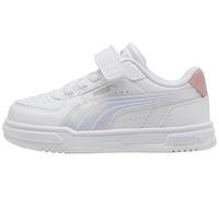 PUMA Scarpe da Ginnastica CAVEN III Holo 2.0 AC+ Inf da Bambina, Colore Bianco-Rosato Outlook Silver, Taglia 40, Puma Bianco Rosato Outlook PUMA Silver, 8.5 UK Child