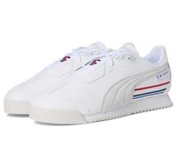 PUMA Scarpe da ginnastica da uomo BMW Motorsport Roma, Bianco-pop Rosso Ah25, 39 EU