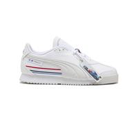 PUMA Scarpe da ginnastica da uomo BMW Motorsport Roma, Bianco-pop Rosso Ah25, 46 EU